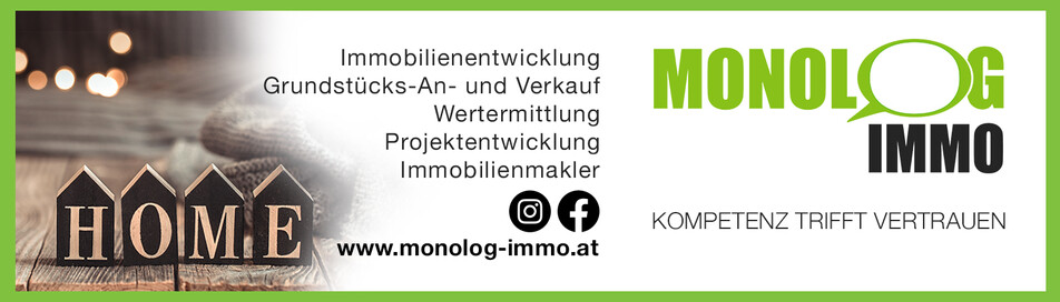 WERBUNG - MONOLOG Immo - exklusive Partner von DIALOG Haus