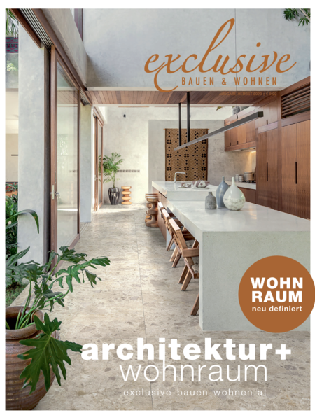 Magazin exclusive Bauen & Wohnen - Ausgabe 02/2023 - Titelseite
