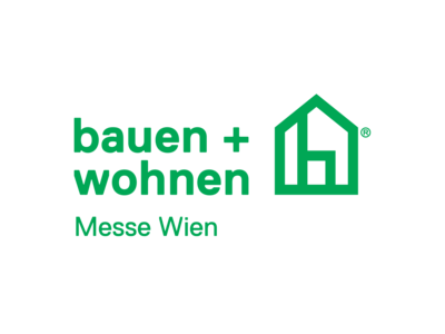 Logo Messe bauen + wohnen, WIEN