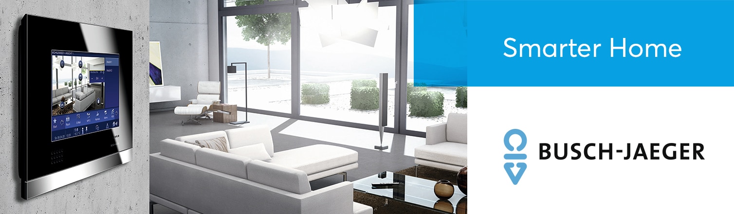 WERBUNG - Busch-Jaeger. Marktführer und Experte im Bereich Elektroinstallation und Smart Home. Ganzheitliche Lösungen für die Haus- und Gebäudeautomation.
