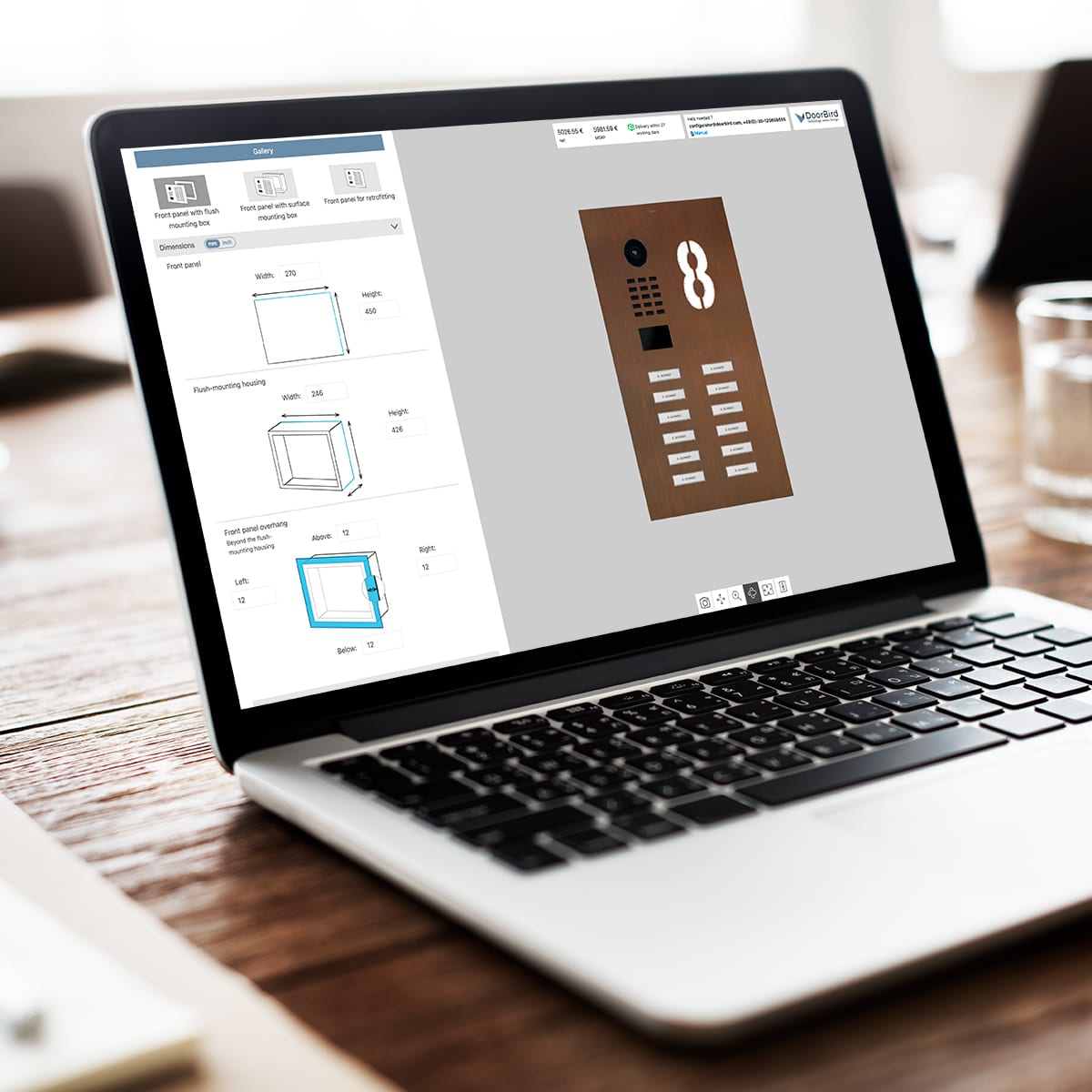Bird Home Automation präsentiert den Configurator für seine Türsprechanlagen.