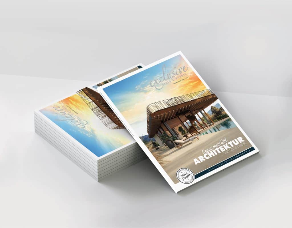 Magazin exclusive Bauen & Wohnen - Ausgabe 02/2025 - Titelseite
