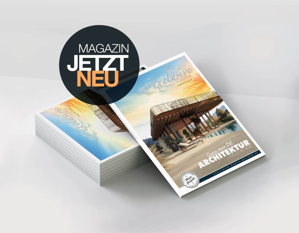 Magazin exclusive Bauen & Wohnen - Ausgabe 02/2025 - Titelseite