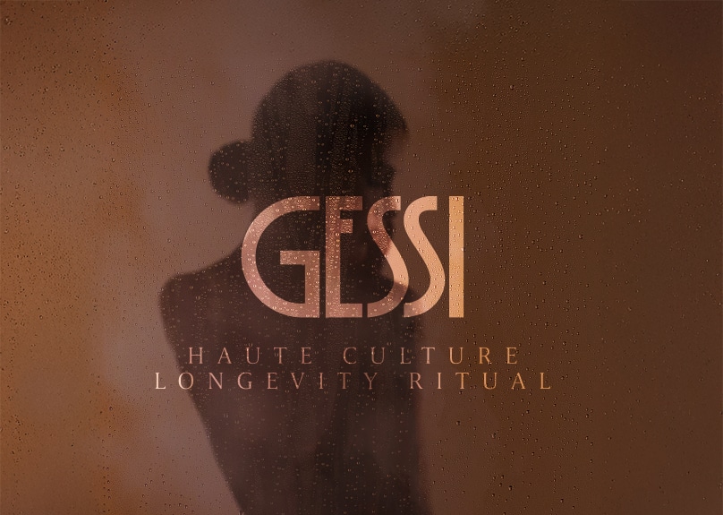 Gessi zeigt das Werbebild zur Kampagne Haute Culture Longevity Ritual.