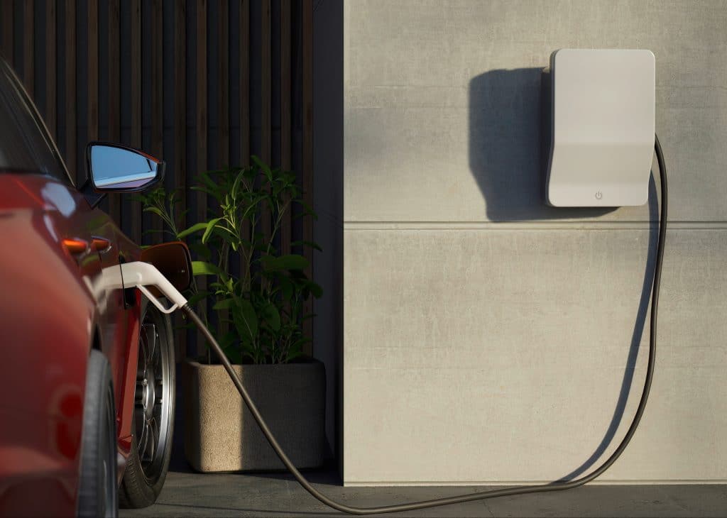 Die E-Ladestation lässt sich dank Gira Eco perfekt in das KNX System integrieren.