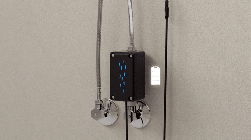 Dank eingebauter Turbine lassen sich einige HANSA-Produkte energieautark betreiben.