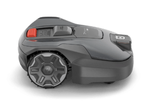 Ein Husqvarna Automower® 308V in der Seitenansicht.