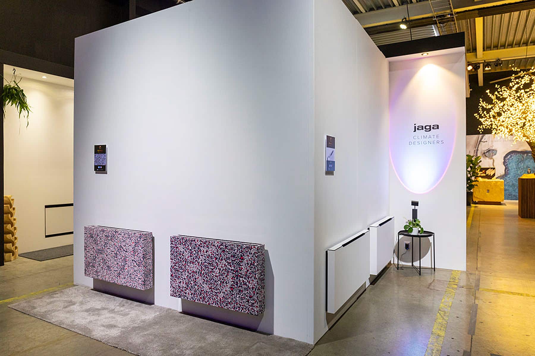 Jaga-Showroom mit der Präsentation von Heiz- und Kühllösungen der nächsten Generation.