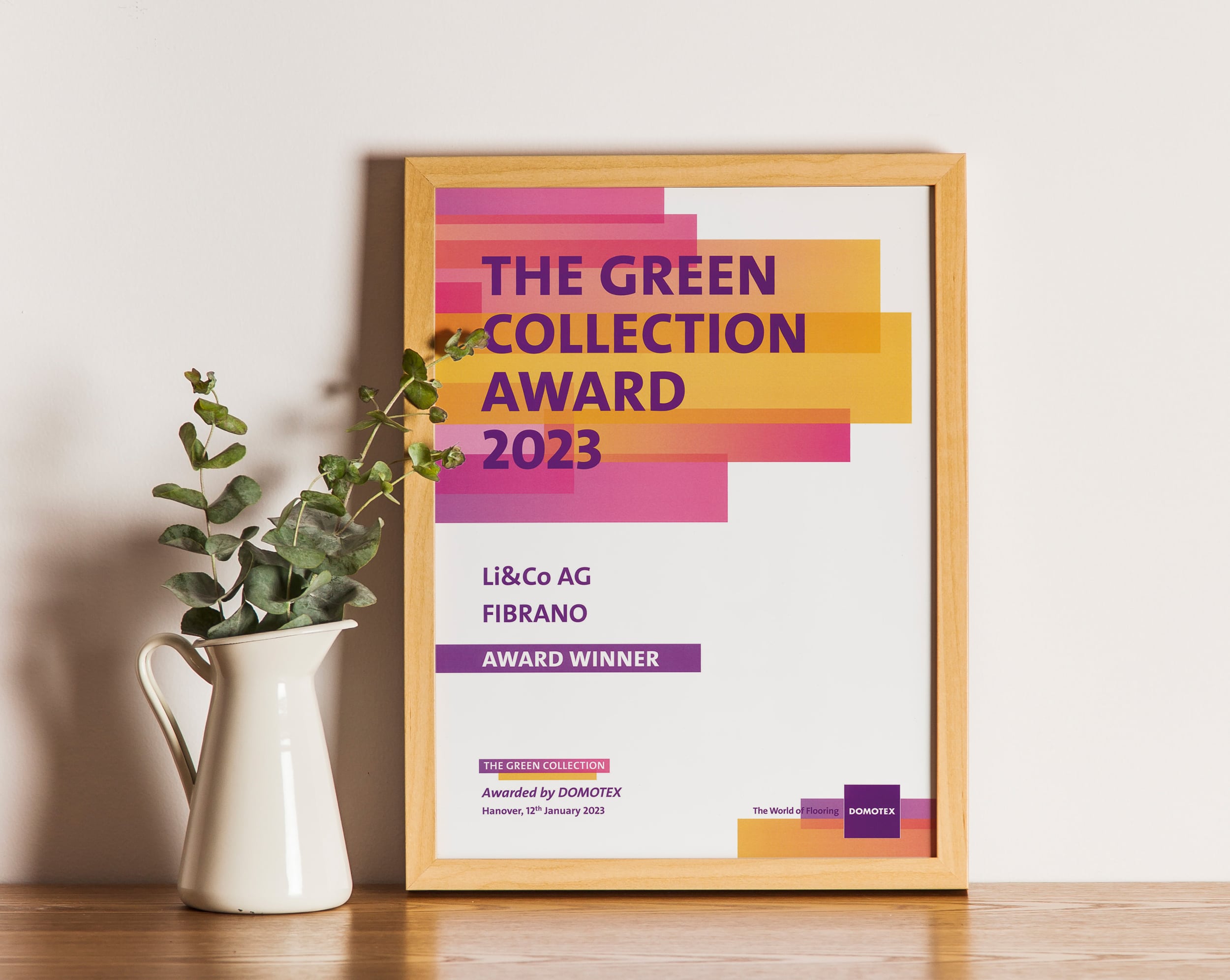 THE GREEN COLLECTION AWARD ging an Fibrano® von LICO.