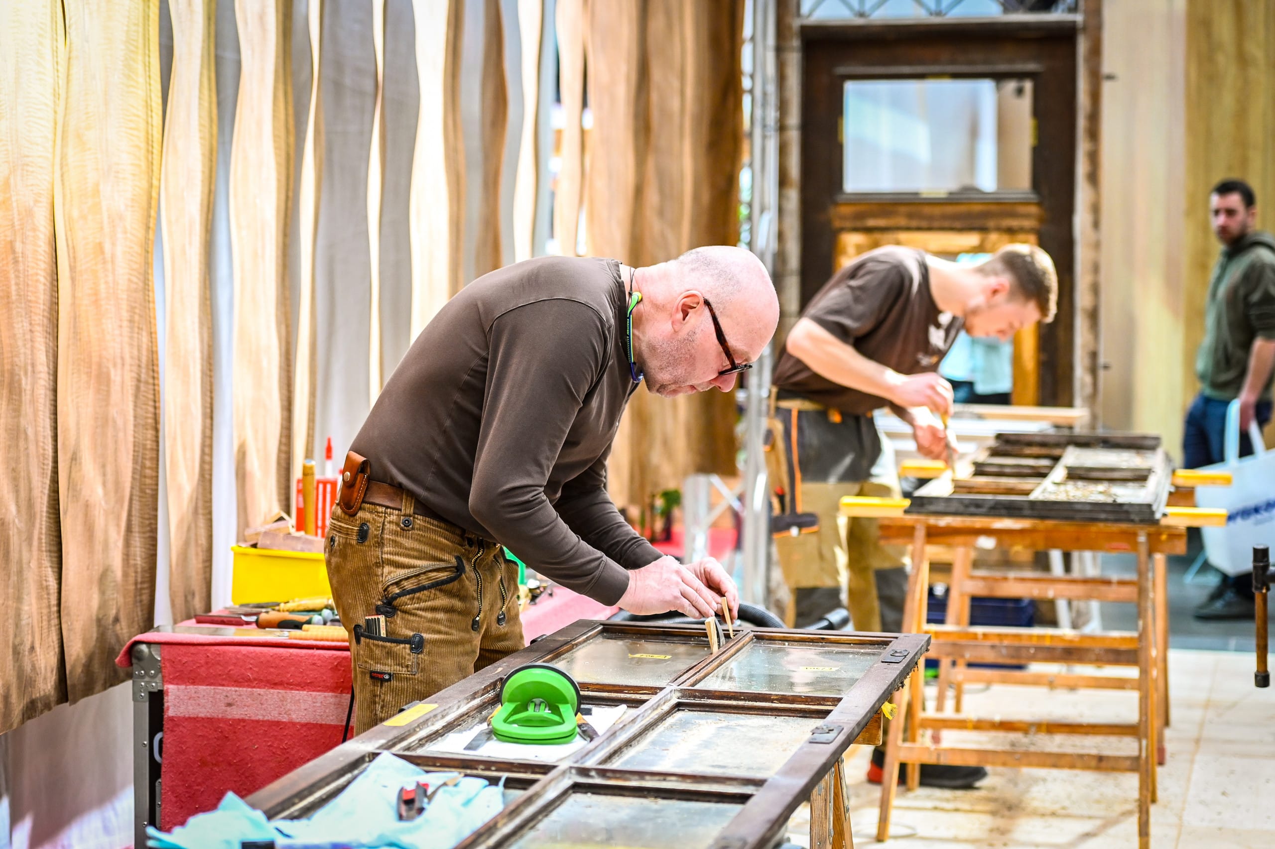 BesucherInnen informierten sich gezielt nach Bau- und Sanierungslösungen.