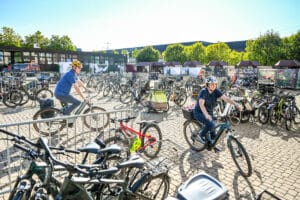 MessebesucherInnen der Herbstmesse Dornbirn nutzten vermehrt öffentliche Verkehrsmittel, kamen mit dem Fahrrad oder zu Fuß.