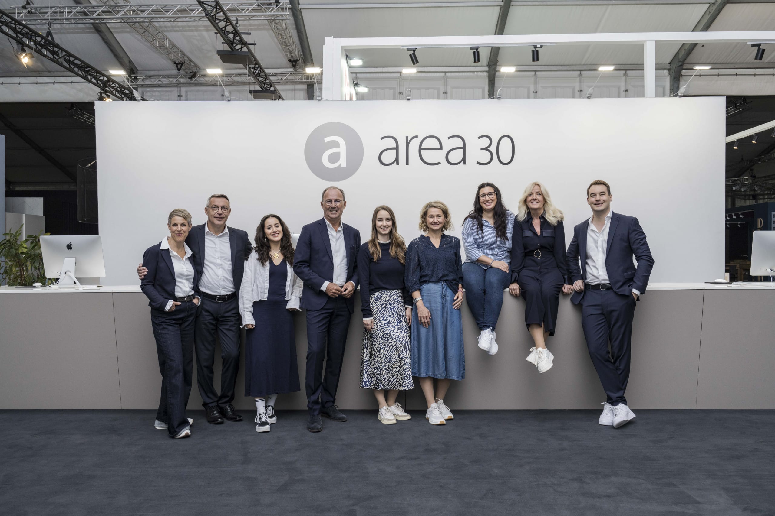 Gruppenfoto der Veranstalter der area30 2024 in Löhne, Deutschland.