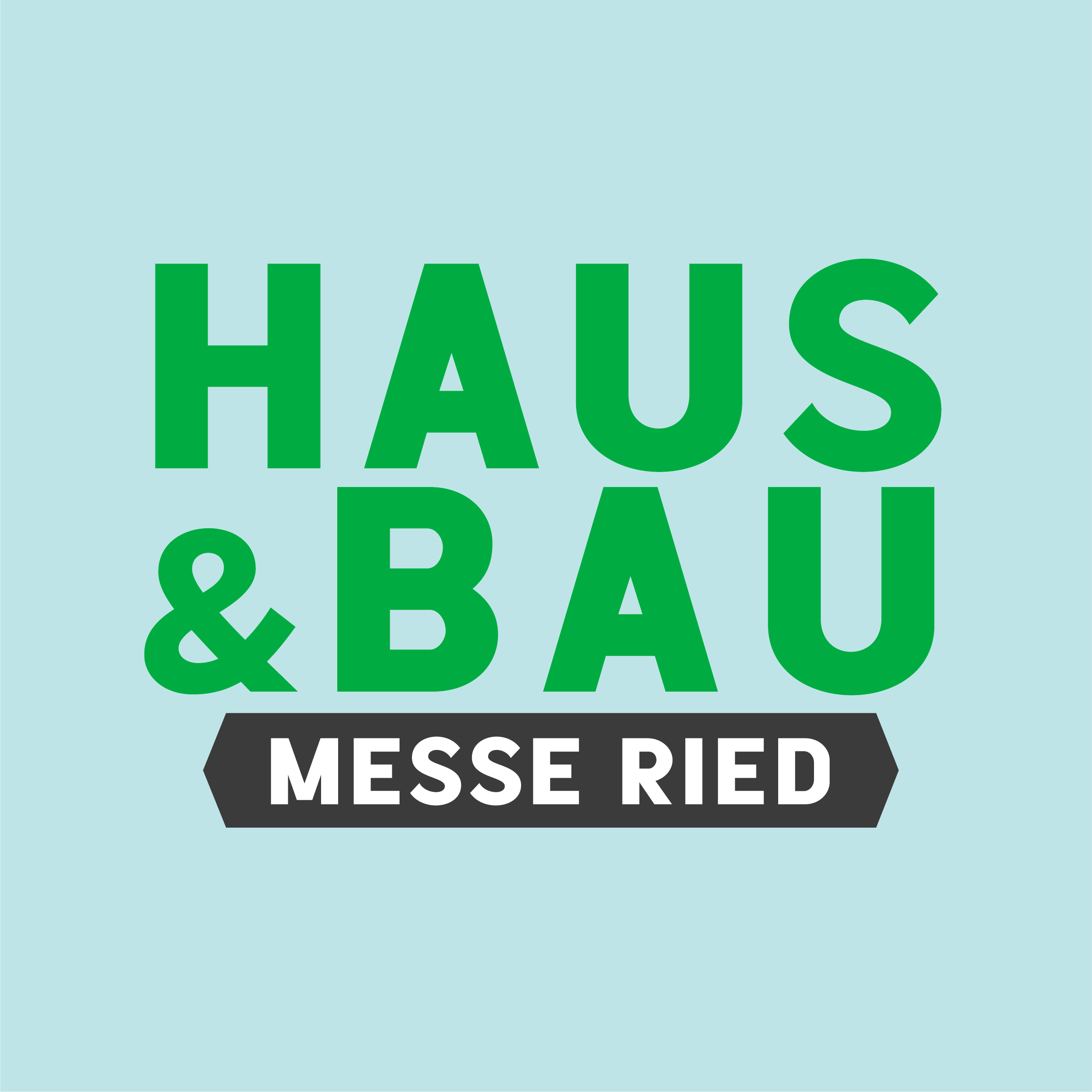 Logo Messe "Haus & Bau" in Ried.