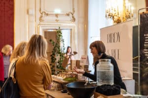 Die Messe Design District 1010 bietet den Besuchern auch exquisite Naturkosmetik.