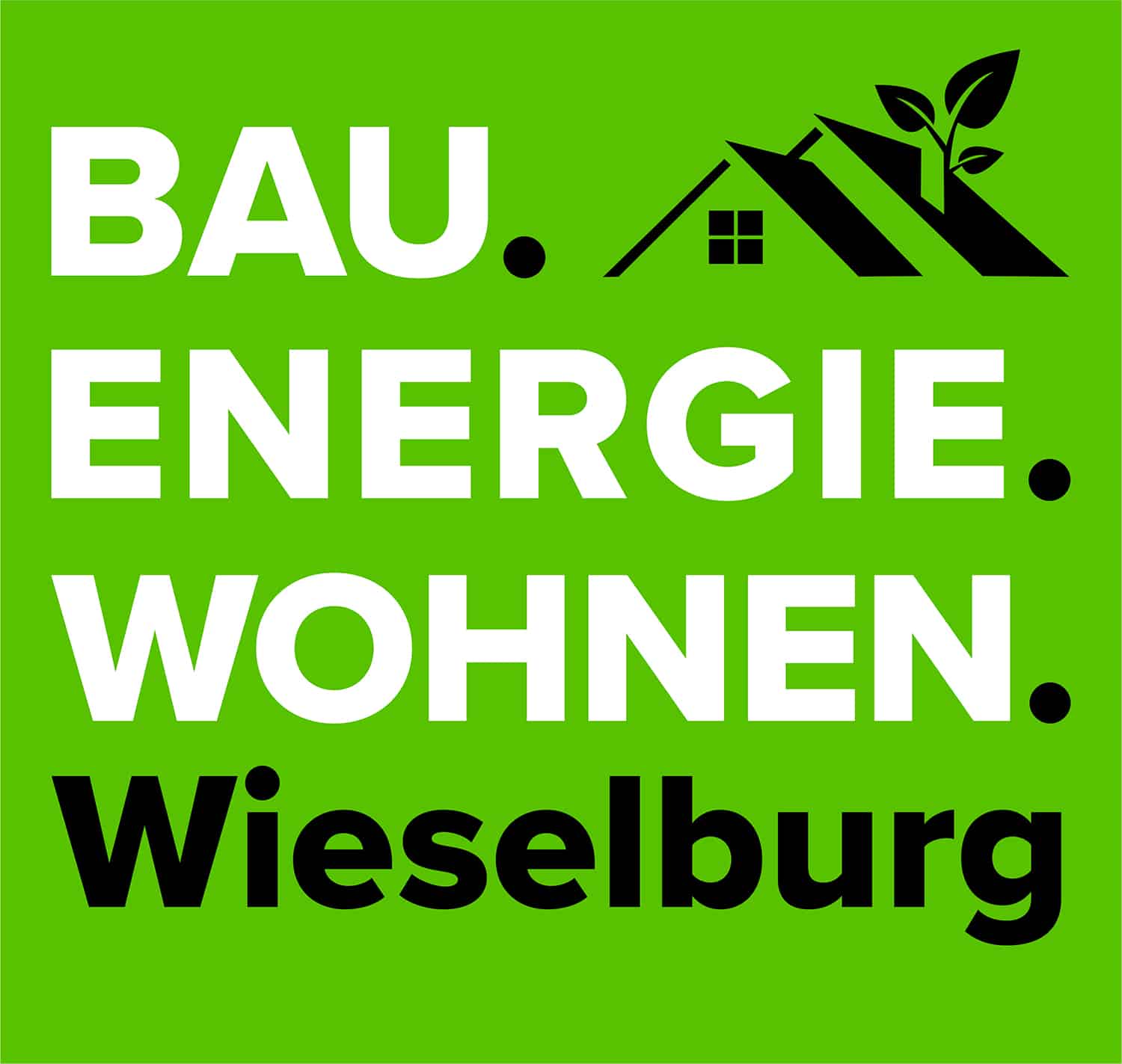Logo Messe "Bau. Energie. Wohnen." in Wieselburg.