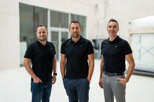 Das starke Team der ÖkoFEN-Geschäftsleitung v. l. Peter Planberger, Stefan Ortner und Florian Haslinger.