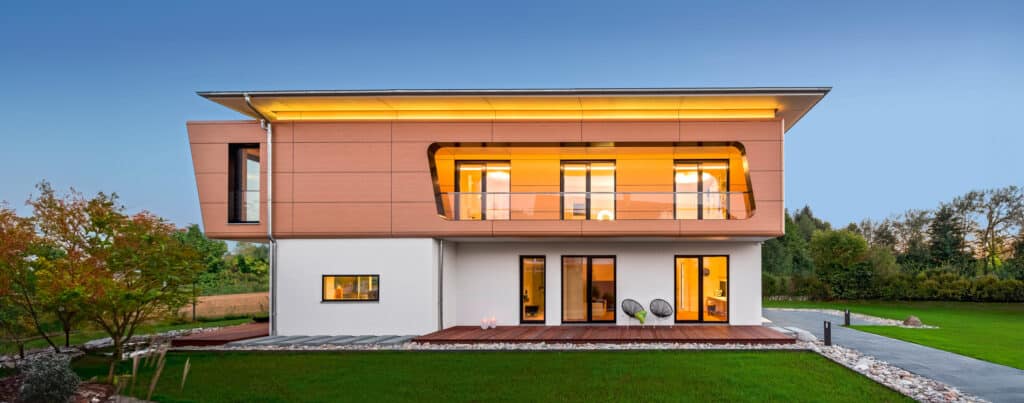 Das Musterhaus "Ambienti+" ist und bleibt eines der beliebtesten Designfertighäuser von Regnauer.