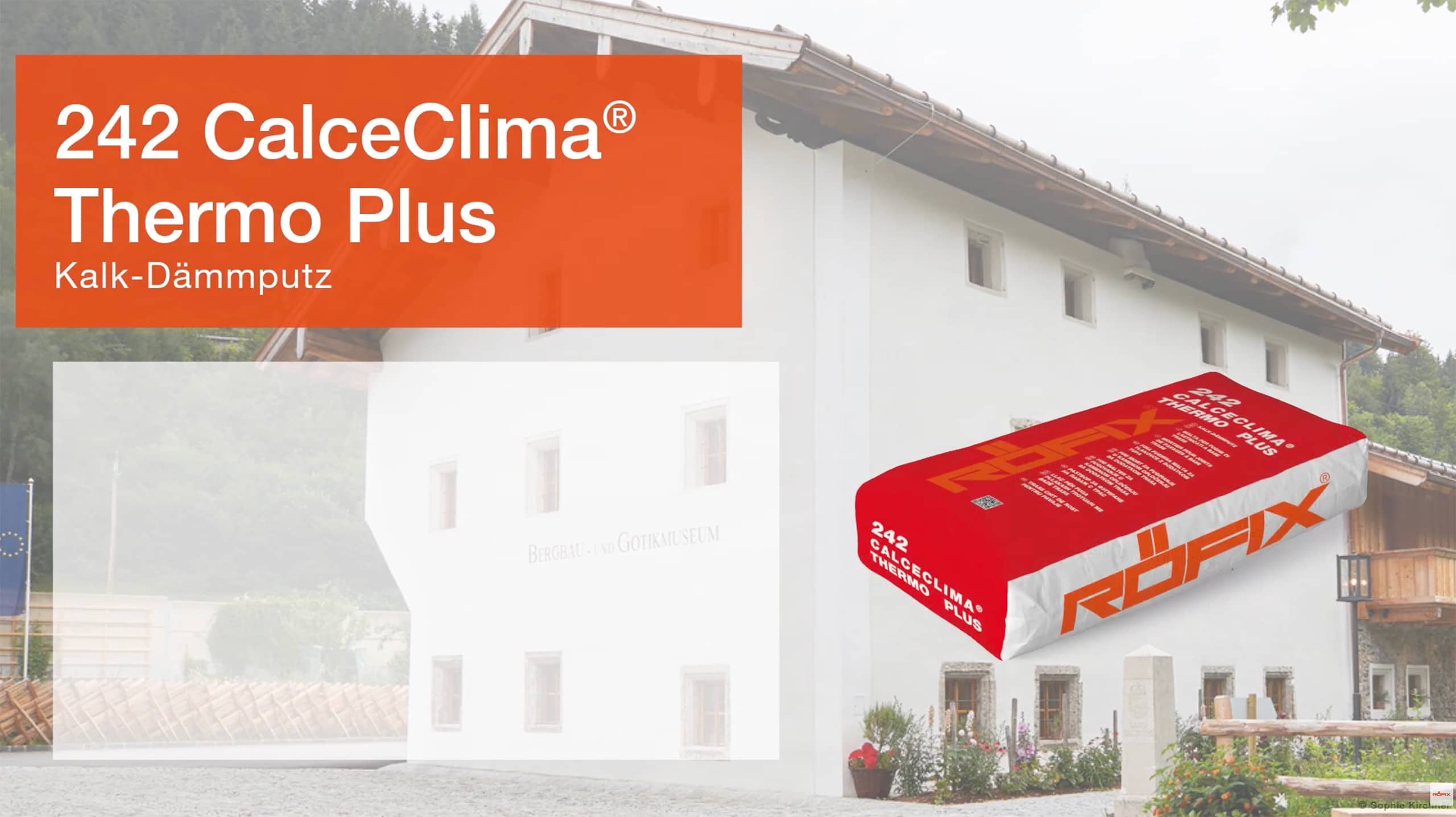 RÖFIX Video über 242 CalceClima® Thermo Plus: Mineralischer Kalk-Dämmputz für nachhaltige Projekte.