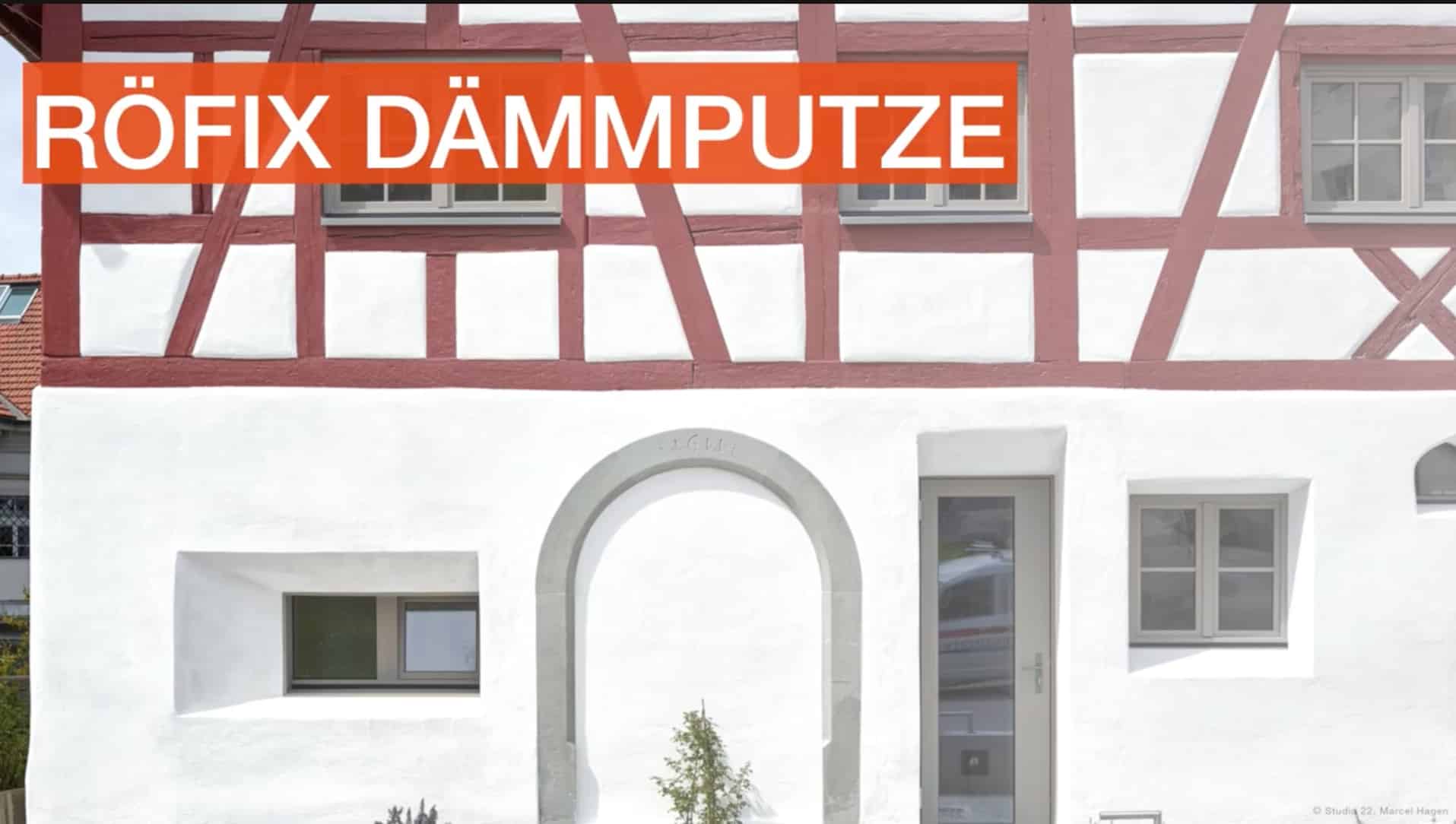 RÖFIX Video mit einer Übersicht über RÖFIX Dämmputze.