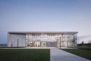 Außenansicht des Solarlux Firmengebäudes.