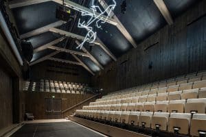 SynthesaGruppe zeigt den Zirkus des Wissens in der Johannes-Kepler-Universität Linz.