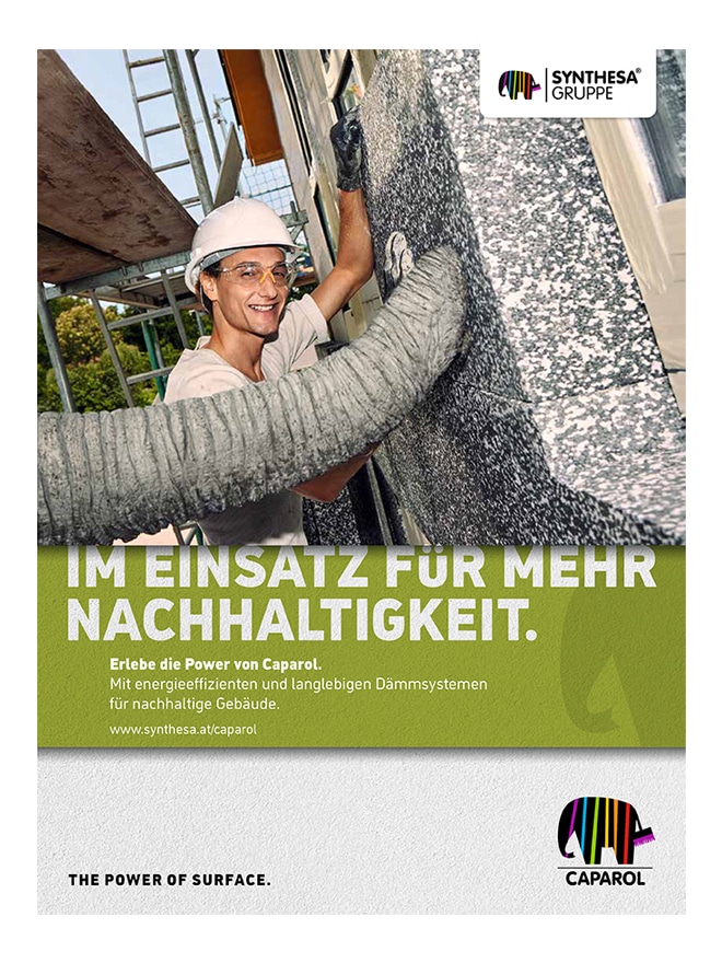 WERBUNG - CAPAROL – Im Einsatz für mehr Nachhaltigkeit. Erlebe die Power von Caparol.