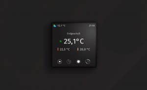 Technische Alternative RT präsentiert den Raumsensor "RAS-CT4" im Hotel "Der Wilhelmshof" in Wien.