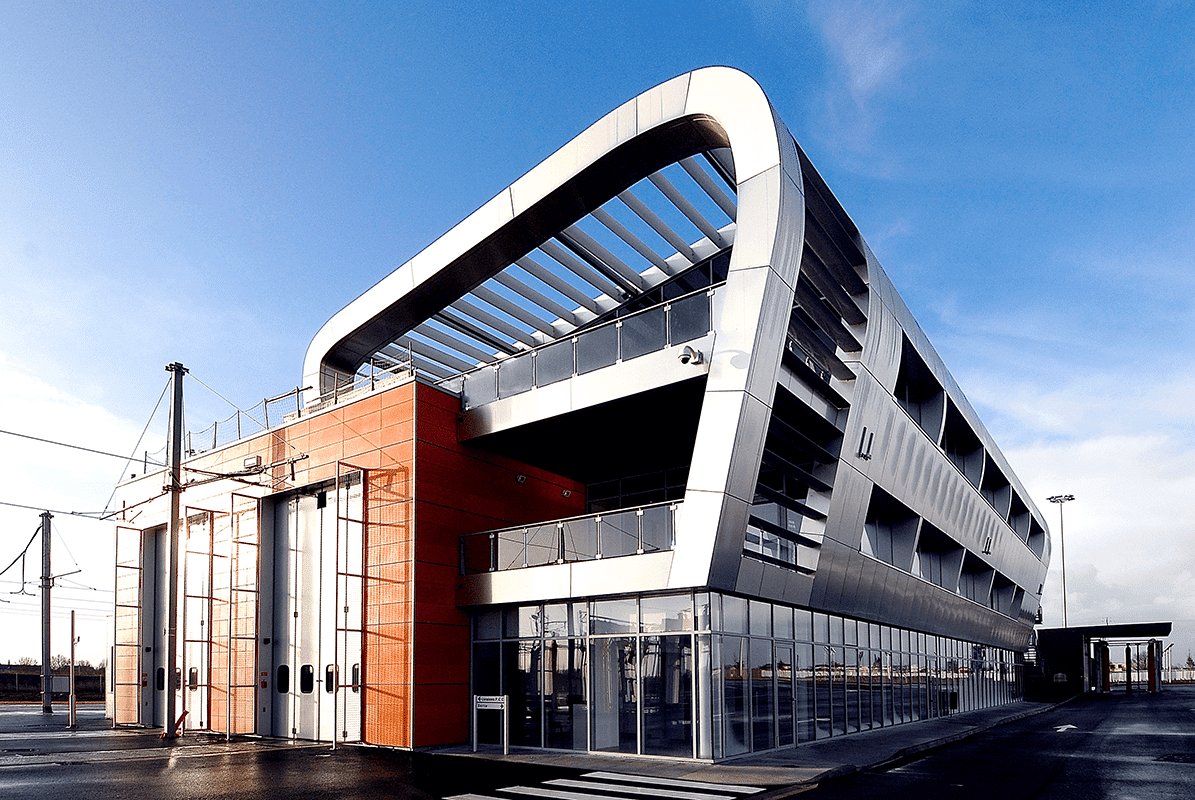 Thermokon präsentiert das Referenzprojekt Straßenbahndepot der RATP Angers.