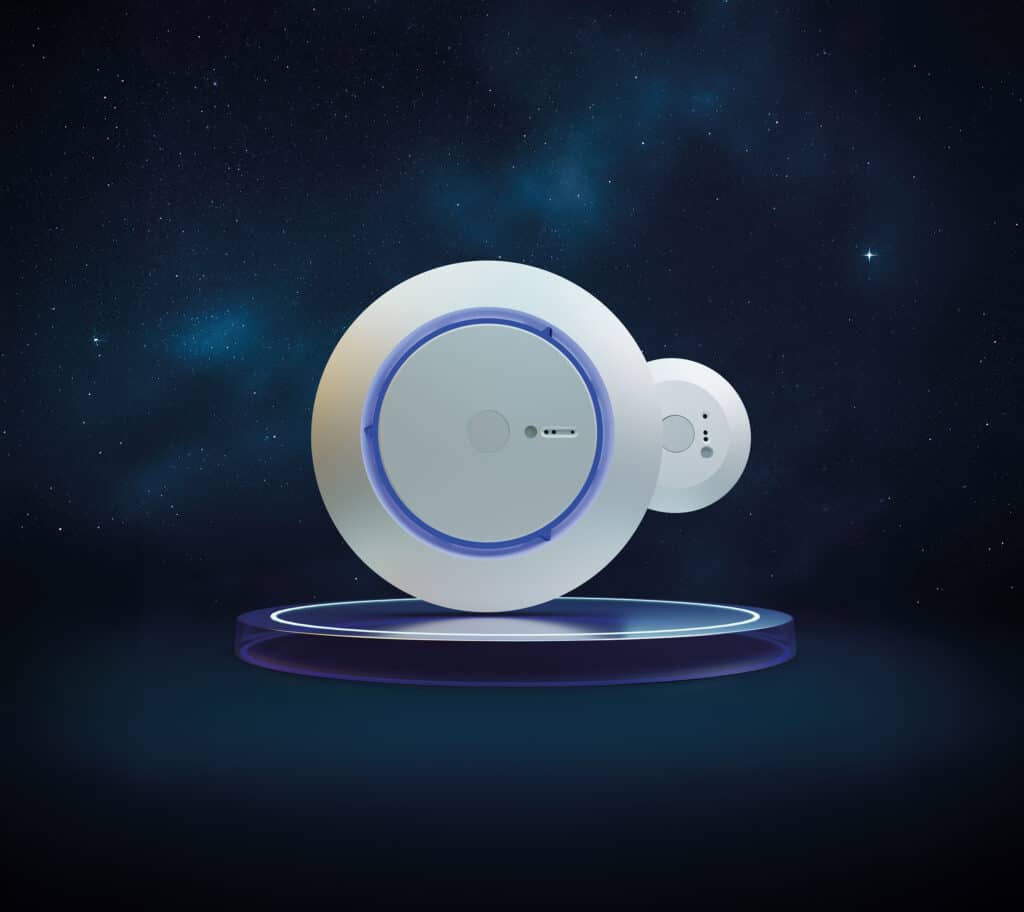 Thermokon präsentiert den Deckensensor thevios als leistungsstarken Messwertgeber für die Gebäudeautomation.