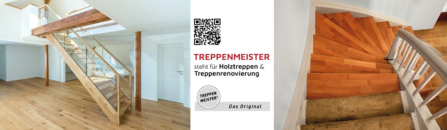 WERBUNG - Treppenmeister. Treppen nach Maß direkt vom Hersteller. Modern, hochwertig und innovative Treppenlösungen.