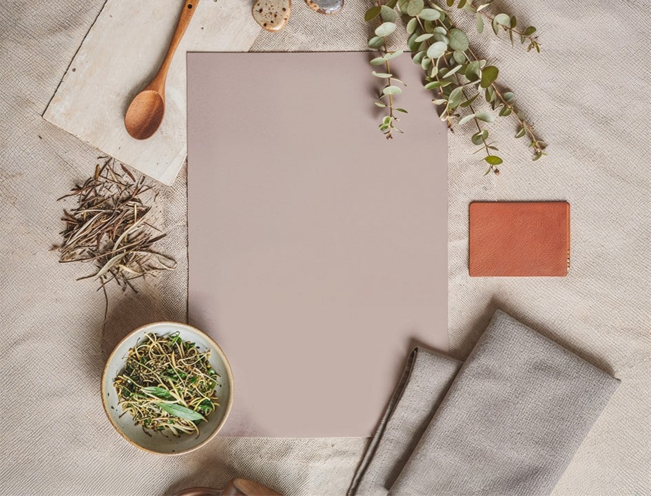 Eine Farbe als Ruhepol - das taupefarbene CPL-Dekor von WIENTÜR91 passt zu allerhand Naturtönen.