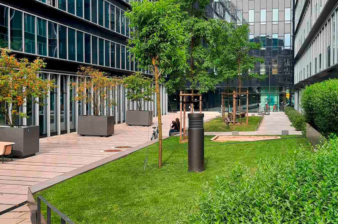 ZinCo Gründach-Systeme bieten vielfältige Möglichkeiten der Bepflanzung und Gestaltung von Tiefgaragendecken.