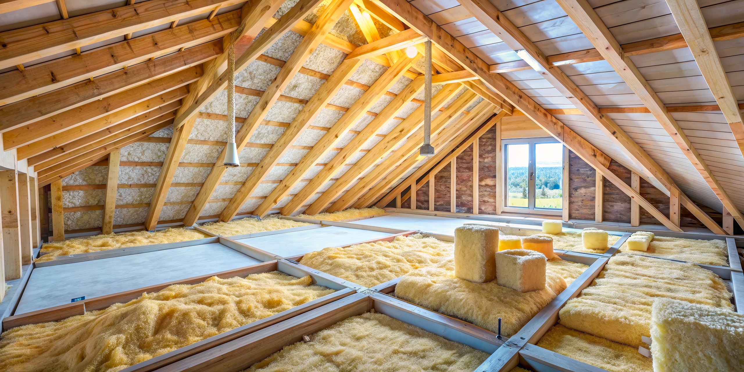 Optimierung der Dachbodendämmung Energieeffizienter Dachaufbau mit Mineralwolle.